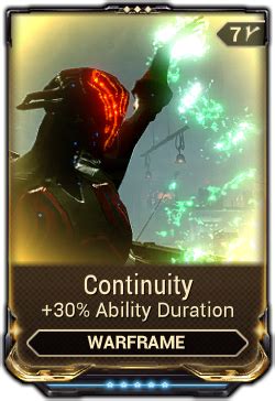 Where to find Flow, Intensify, <b>Continuity</b> mods? - Players helping Players - <b>Warframe</b> Forums • Welcome! Read the posting Guidelines! • Grendel Prime Access is Live! • Community Stream Schedule • See our TennoCon Recap! • Cross Platform Play IS LIVE! • is Live Tennobaum Holiday Card Contest is Live All Activity Home Community Players helping Players. . Warframe continuity